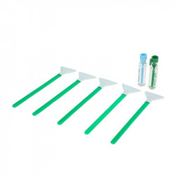 VISIBLEDUST Dual kit nettoyage capteur 5 spatules 1.3X pour micro 4/3 plus flacons 1 ml