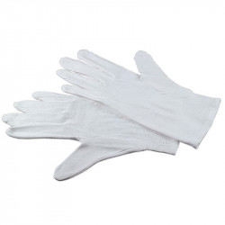 KAISER GANTS COTON BLANC - 3 paires - taille 12 - KAI6367
