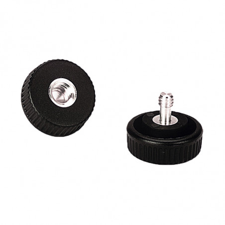 KAISER VIS MOLLETEE 30mm - vis 1/4. filetage 3/8 pour barrette 2 pièces - KAI6460