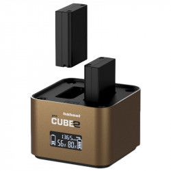 HAHNEL ProCube2 Chargeur compatible avec Olympus BLX-1. BLS-5. BLH-1