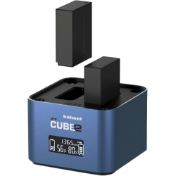 HAHNEL ProCube2 Chargeur compatible avec Panasonic DMW-BLC12. BLF19. BLJ31. BLK-22