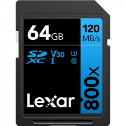 LEXAR Carte SDXC 64GB 800X Professional