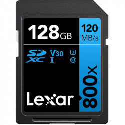 LEXAR Carte SDXC 128GB 800X Professional