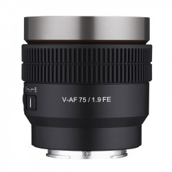 SAMYANG Objectif V-AF 75mm T/1.9 Sony E Garanti 2 ans