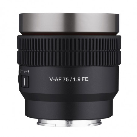 SAMYANG Objectif V-AF 75mm T/1.9 Sony E Garanti 2 ans