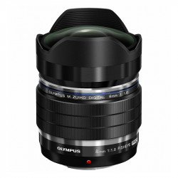 OLYMPUS Objectif M.ZUIKO ED 8mm f/1.8 Fisheye PRO Garanti 2 ans