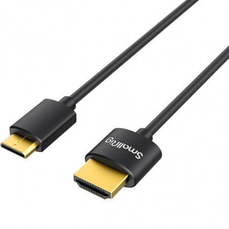 SMALLRIG Câble Ultra Slim 4k HDMI (C/A) 35cm - 3040