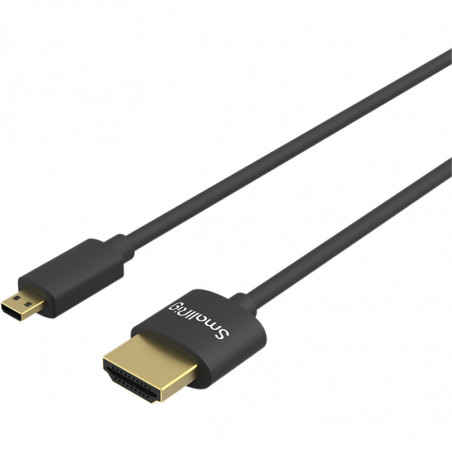 SMALLRIG Ultra Slim 4K HDMI Cable (D to A) 55cm - 3043