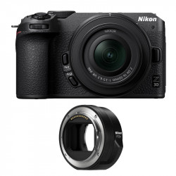 NIKON Z30 + Z 16-50 Garanti 3 ans + Adaptateur FTZ II