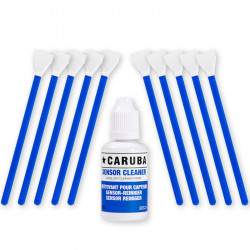 CARUBA Batonnet de nettoyage APS-C (10 swabs 16mm + cleaning fluid 30ml)