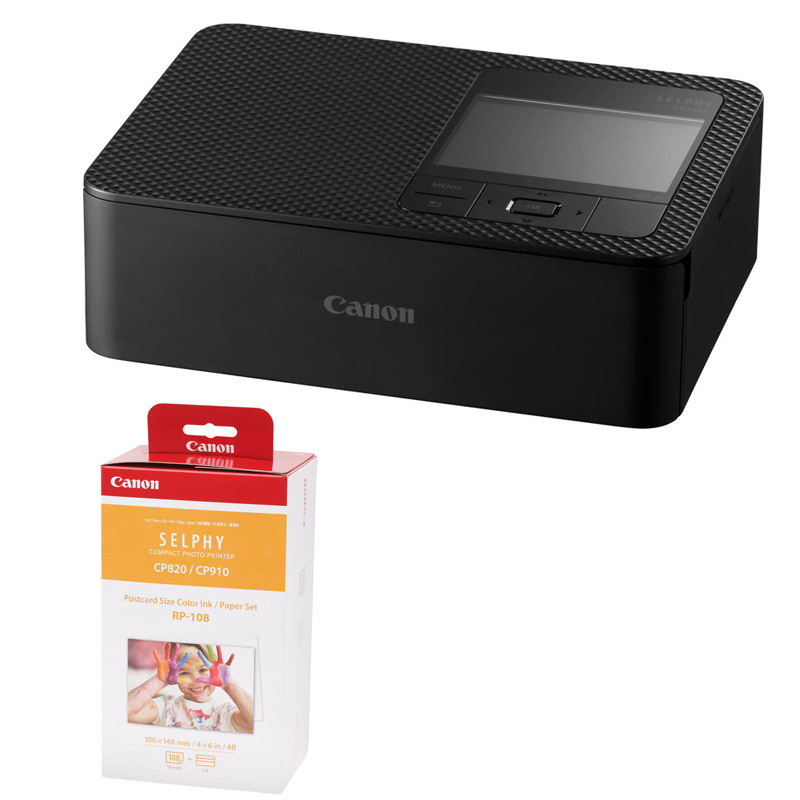 CANON Imprimante SELPHY CP1500 NOIR Garanti 2 ans+ consommable RP108