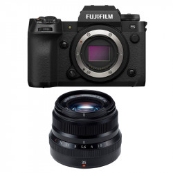 FUJIFILM Hybride X-H2S + Objectif Fujinon XF 35mm F2 WR Garanti 3 ans