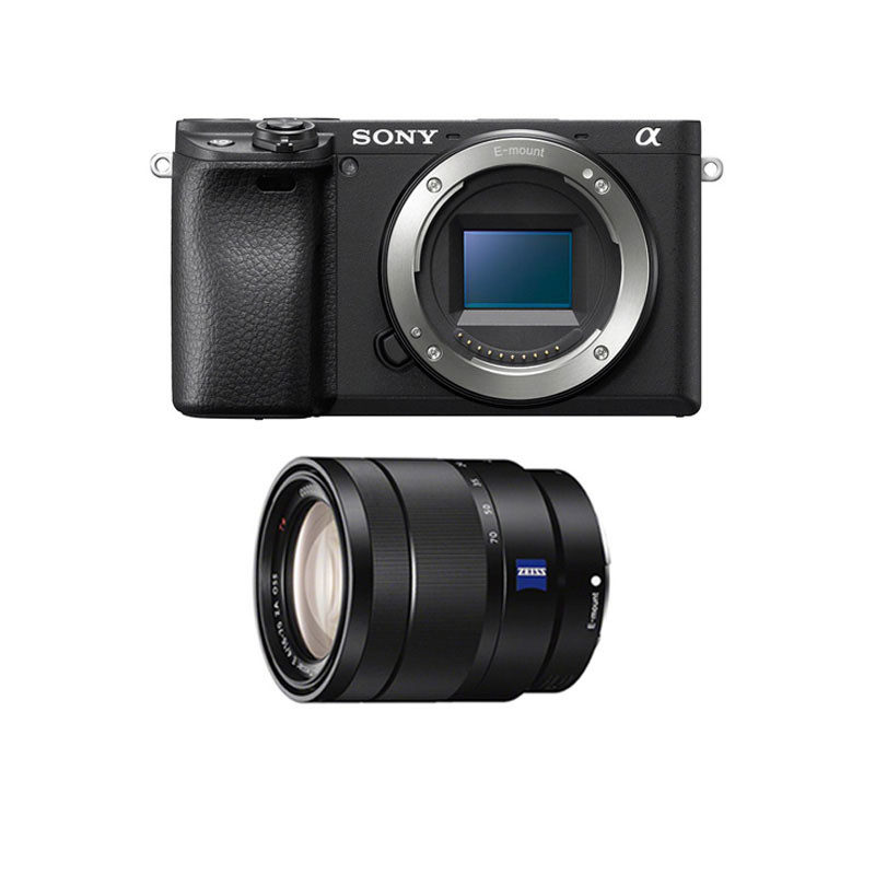 SONY Hybride ALPHA 6400 NOIR + Objectif 16-55mm PZ f/3-5.5-6 Garanti 3 ans