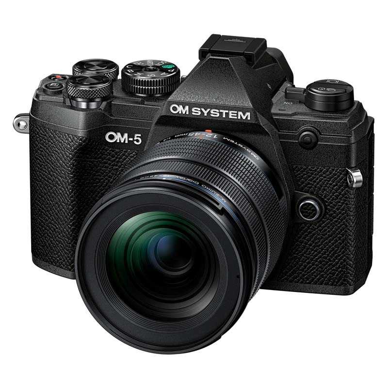 OM SYSTEM OM-5 NOIR + Objectif M.ZUIKO ED 12-45mm f/4 PRO Garanti 3 ans