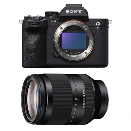 SONY Hybride ALPHA 7R V + Objectif SEL FE 24-240mm f/3.5-6.3 OSS Garanti 3 ans