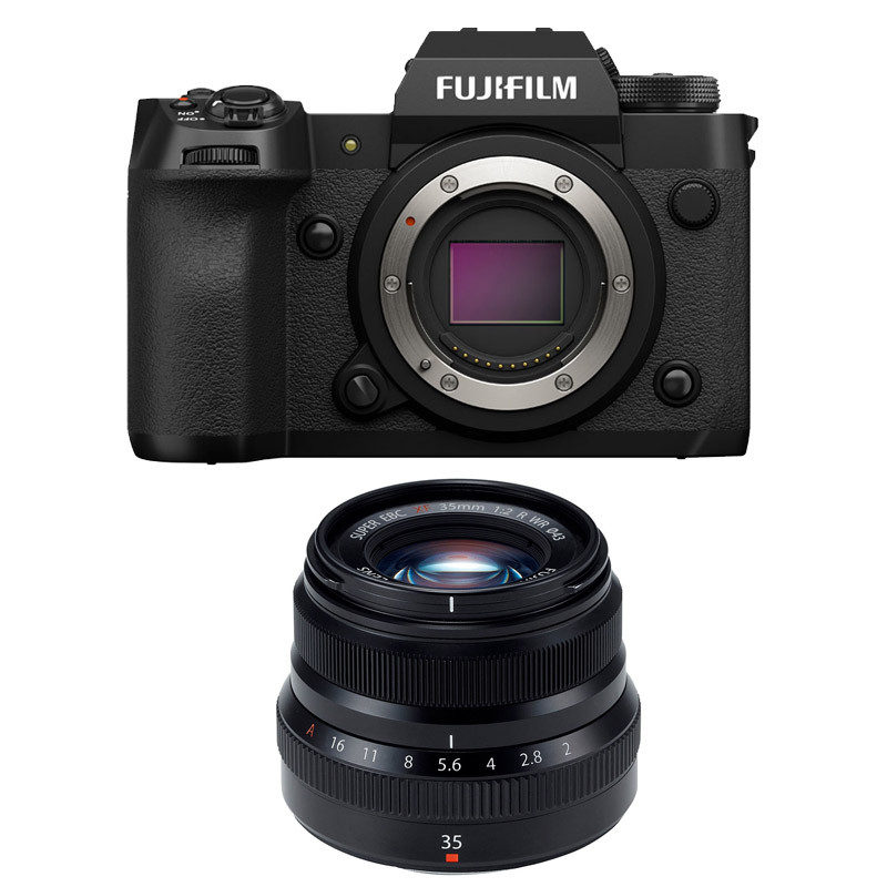 FUJIFILM Hybride X-H2 + Objectif Fujinon XF 35mm f/2 WR Garanti 3 ans
