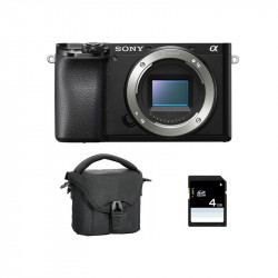 SONY Hybride ALPHA 6100 NOIR NU Garanti 3 ans + Sac + SD 8 Go