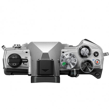 OM SYSTEM OM-5 SILVER + Objectif M.ZUIKO ED 12-40mm f/2.8 PRO Garanti 3 ans + SD 32Go + Sac