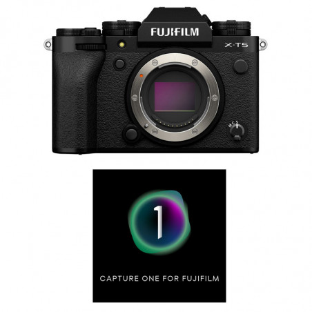 FUJIFILM Hybride X-T5 NU NOIR Garanti 3 ans + Logiciel Capture One Pro