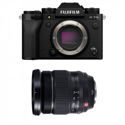 FUJIFILM Hybride X-T5 NOIR + Objectif Fujinon XF 16-55mm f/2.8 R LM WR Garanti 3 ans