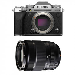FUJIFILM X-T5 Silver + 18-135mm Garanti 3 ans