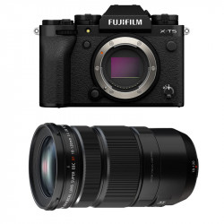 FUJIFILM Hybride X-T5 NOIR + Objectif 18-120mm F4 LM PZ WR Garanti 3 ans