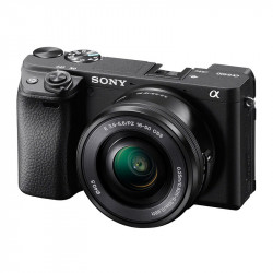 SONY Hybride ALPHA 6400 NOIR + Objectif 16-50mm PZ f/3-5.5-6 Garanti 3 ans