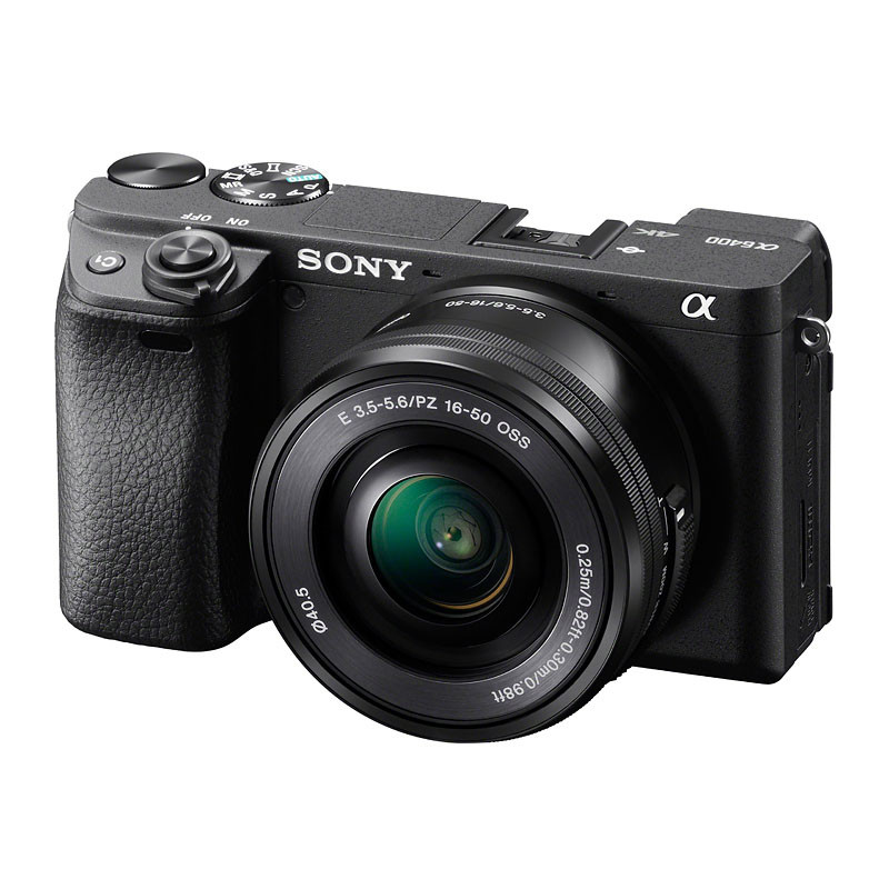 SONY Hybride ALPHA 6400 NOIR + Objectif 16-50mm PZ f/3-5.5-6 Garanti 3 ans