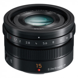 PANASONIC Objectif Leica DG Summilux 15mm f/1.7 Noir Garanti 2 ans