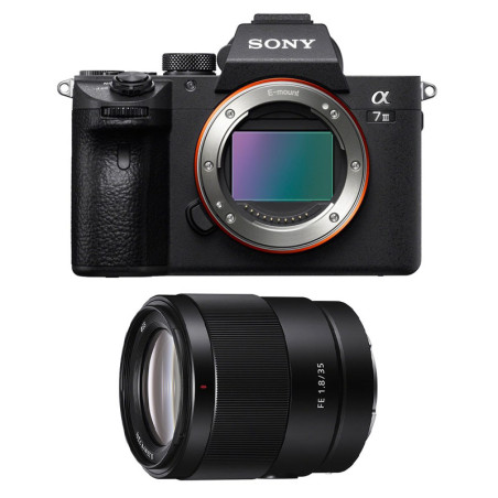 SONY Hybride ALPHA 7 III + Objectif FE 35mm f/1.8 Garanti 3 ans