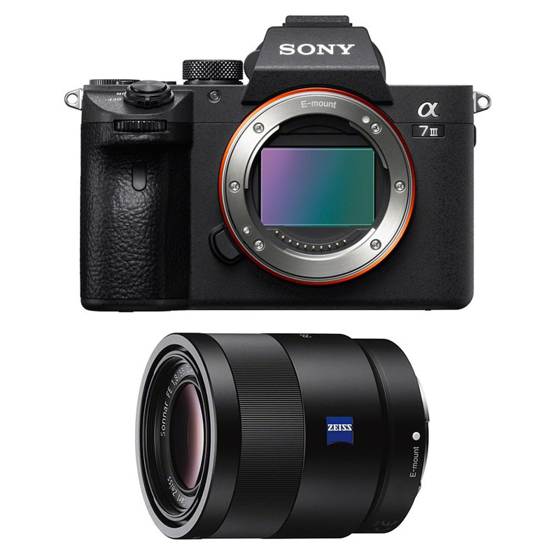 SONY Hybride ALPHA 7 III + Objectif FE 55mm f/1.8 Garanti 3 ans