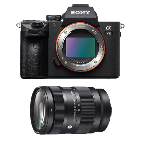 SONY Hybride ALPHA 7 III + Objectif SIGMA 28-70mm f/2.8 DG DN Contemporary Garanti 3 ans