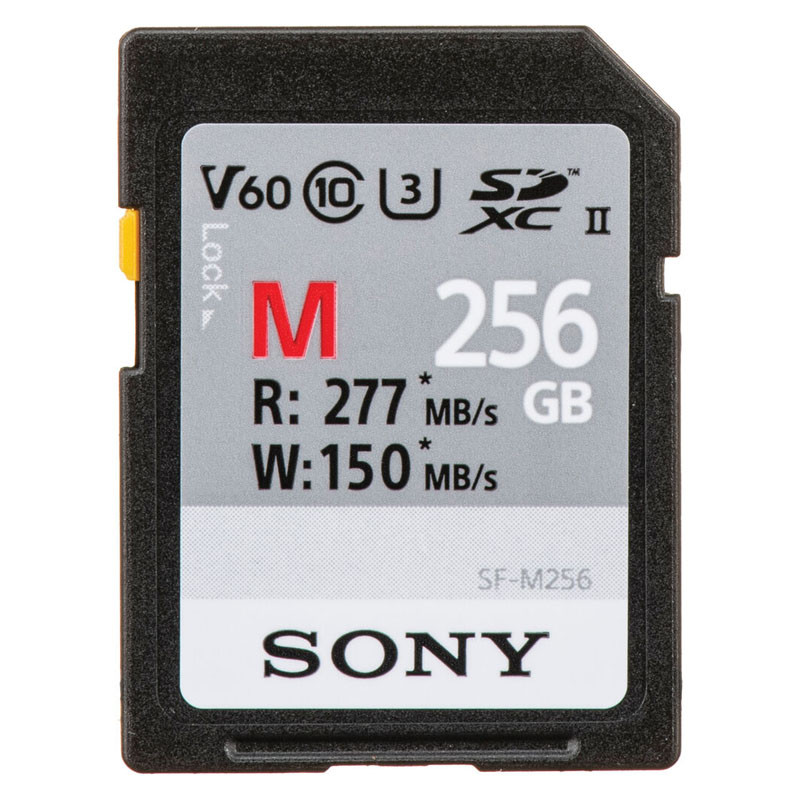 SONY Carte SDXC Tough SFM 256GB UHS-II R277/W150