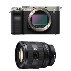 SONY Hybride ALPHA 7C SILVER + Objectif FE 20-70mm f/4 Garanti 3 ans