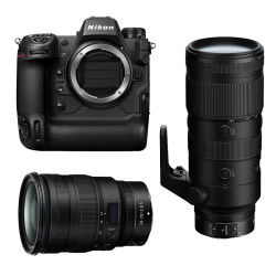 NIKON Hybride Z9 + Objectif Z 24-70mm f/2.8 S + Z 70-200mm f/2.8 VR S Garanti 3 ans