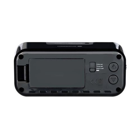 BRESSER Réveil MyTime "Amber" RC - noir - 8020100CM3000