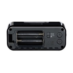 BRESSER Réveil MyTime "Amber" RC - noir - 8020100CM3000