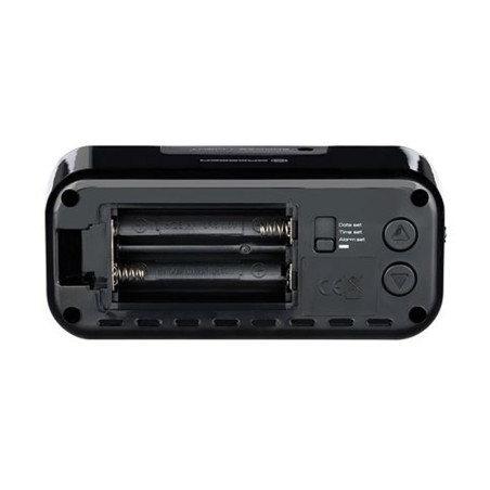 BRESSER Réveil MyTime "Amber" RC - noir - 8020100CM3000