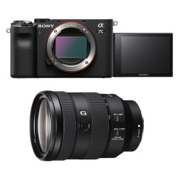 SONY Hybride ALPHA 7C NOIR + Objectif FE 24-105 Garanti 3 ans