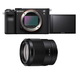 SONY Hybride ALPHA 7C NOIR + Objectif FE 35mm f/1.8 Garanti 3 ans