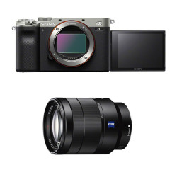 SONY Hybride ALPHA 7C SILVER + Objectif FE 24-70 f/4 Garanti 3 ans