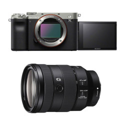 SONY Hybride ALPHA 7C SILVER + Objectif FE 24-105 Garanti 3 ans