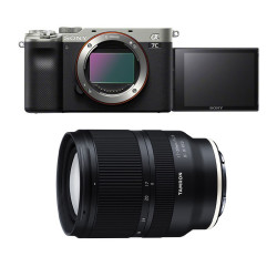 SONY Hybride ALPHA 7C SILVER + Objectif TAMRON 17-28mm f/2.8 Di III RXD Garanti 3 ans