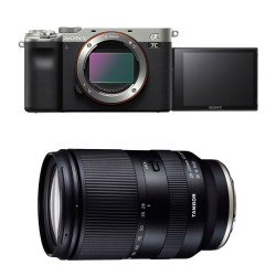 SONY ALPHA 7C Silver + TAMRON 28-200 f/2.8-5.6 SONY FE Garanti 3 ans