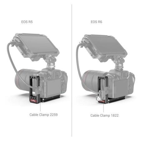 SMALLRIG L-Bracket Compatible avec EOS R5 et R6 - 2976