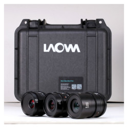 LAOWA MFT Ciné Kit 10mm + 17mm + 50mm macro