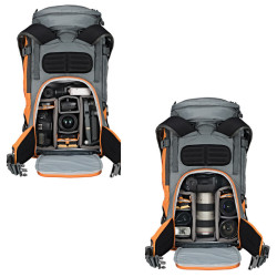 LOWEPRO Sac à dos Powder BP 500 AW Gris et Orange