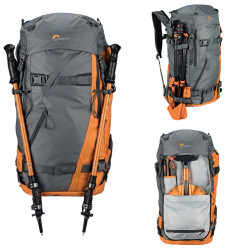 LOWEPRO Sac à dos Powder BP 500 AW Gris et Orange