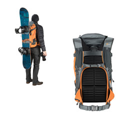 LOWEPRO Sac à dos Powder BP 500 AW Gris et Orange