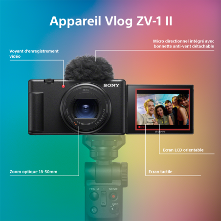 SONY Compact ZV-1 II Garanti 2 ans